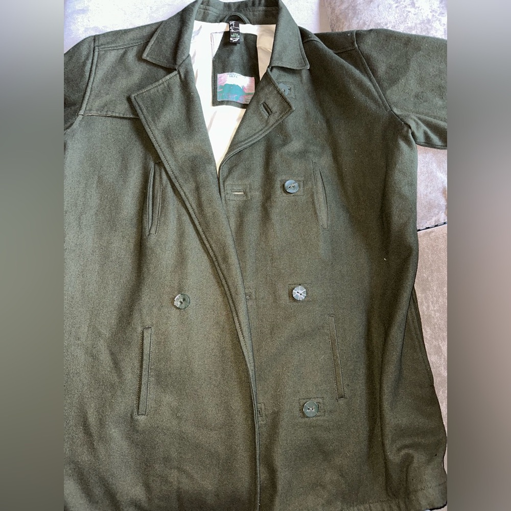 SkunkFunk Men’s Peacoat